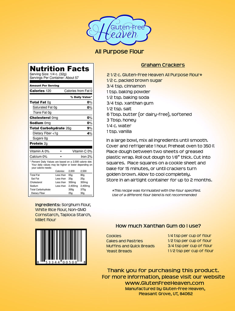 Gluten Free All Purpose Flour Gluten-Free Heaven